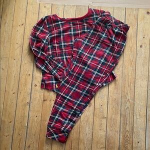 Ralph Lauren Red Plaid Pajama Set